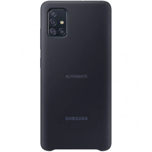 Samsung Silikónový Kryt pre Galaxy A71 Black