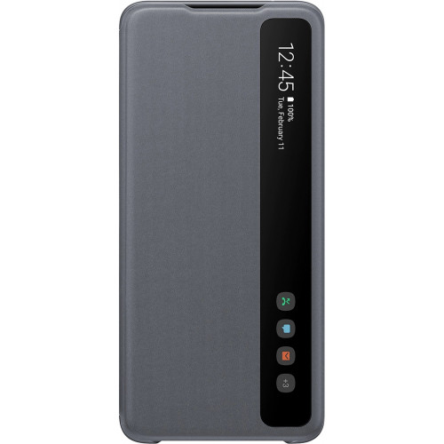 Samsung Clear S-View Puzdro pre Galaxy S20 Ultra Gray