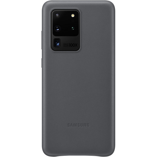 Samsung Kožený Kryt pre Galaxy S20 Ultra 5G Gray