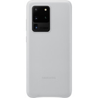 Samsung Kožený Kryt pre Galaxy S20 Ultra 5G Silver