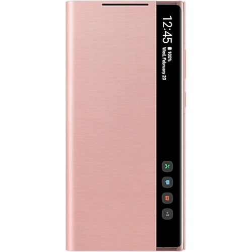 Samsung Clear View Cover pre Galaxy Note20 Mystic Bronze