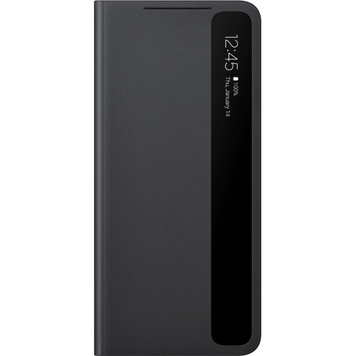 Samsung Clear View Cover pre Galaxy S21 Ultra 5G Black