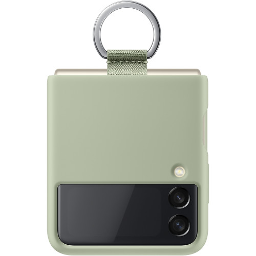 Samsung Silikónový Kryt pre Galaxy Z Flip3 5G Olive Green