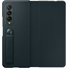 Samsung Kožený Flip Kryt pre Galaxy Z Fold3 5G Green