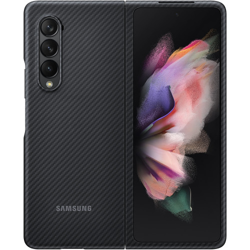 Samsung Aramidový Kryt pre Galaxy Z Fold3 5G Black