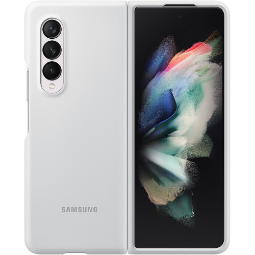 Samsung Silikónový Kryt pre Galaxy Z Fold3 5G White