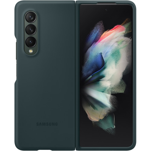 Samsung Silikónový Kryt pre Galaxy Z Fold3 5G Green