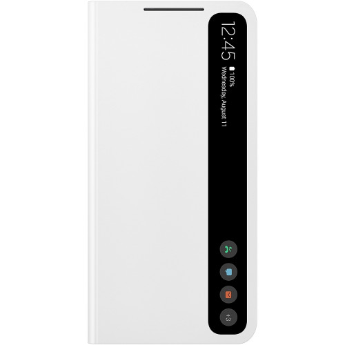 Samsung Clear View Cover pre Galaxy S21 FE 5G White