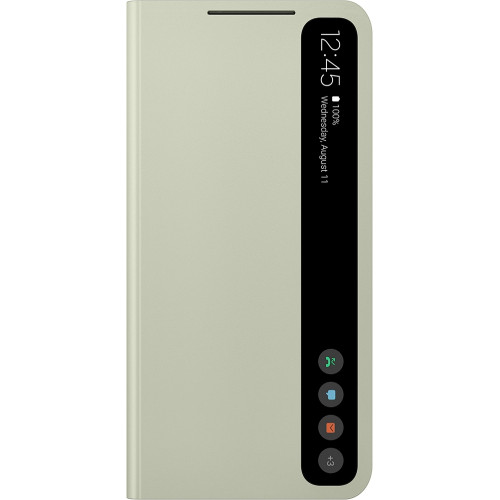 Samsung Clear View Cover pre Galaxy S21 FE 5G Olive Green