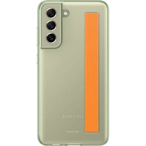 Samsung Clear Strap Kryt pre Galaxy S21 FE 5G Olive Green