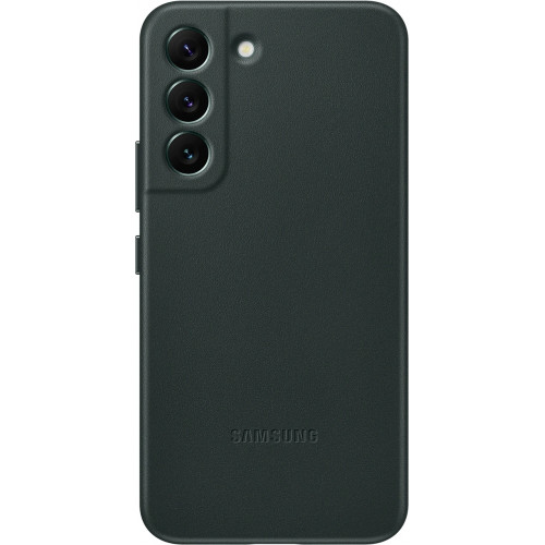 Samsung Kožený Kryt pre Galaxy S22 Green