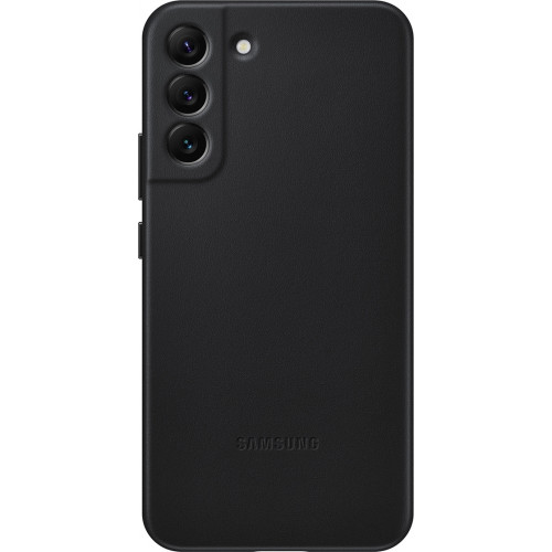 Samsung Kožený Kryt pre Galaxy S22+ Black