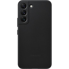 Samsung Kožený Kryt pre Galaxy S22 Black