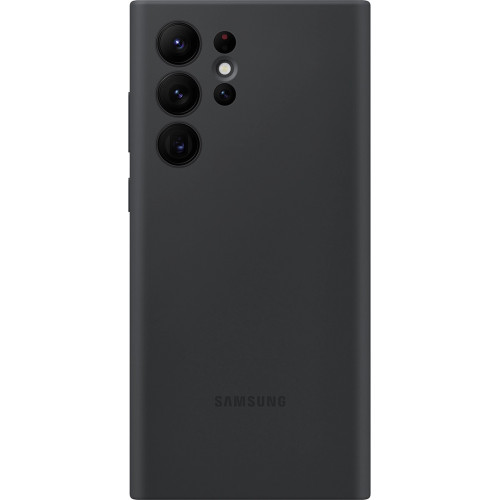 Samsung Silikónový Kryt pre Galaxy S22 Ultra Black