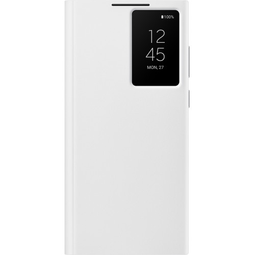 Samsung Clear View Puzdro pre Galaxy S22 Ultra White