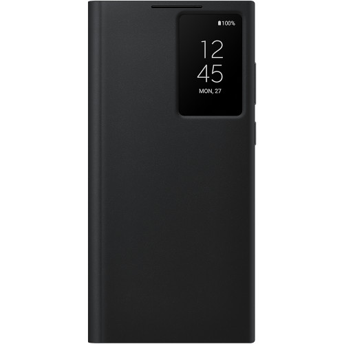 Samsung Clear View Puzdro pre Galaxy S22 Ultra Black