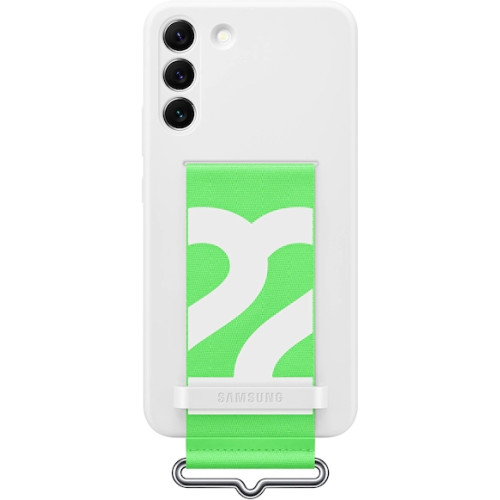Samsung Silikónový Kryt vr Popruhu pre Galaxy S22+ White