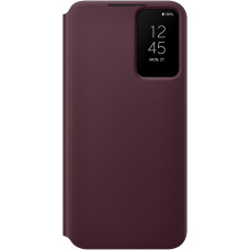 Samsung Clear View Cover pre Galaxy S22+ Burgundy