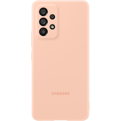 Samsung Silikónový Kryt pre Galaxy A53 5G Peach