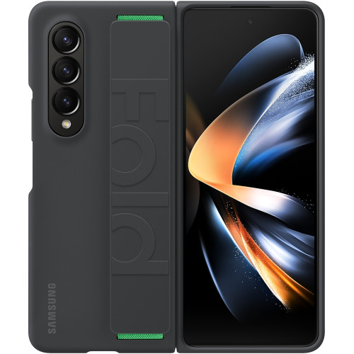 Samsung Silikónový Grip Kryt pro Galaxy Z Fold4 Black