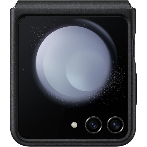 Samsung Kožený Kryt pre Galaxy Z Flip5 Black