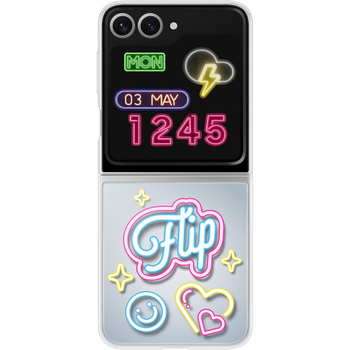 Samsung FlipSuit Kryt pre Galaxy Z Flip6 / Galaxy Z Flip7 FE Transparent
