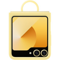 Samsung Silikónový Kryt s Krúžkom pre Galaxy Z Flip6 / Galaxy Z Flip7 FE Yellow