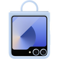 Samsung Silikónový Kryt s Krúžkom pre Galaxy Z Flip6 / Galaxy Z Flip7 FE Blue