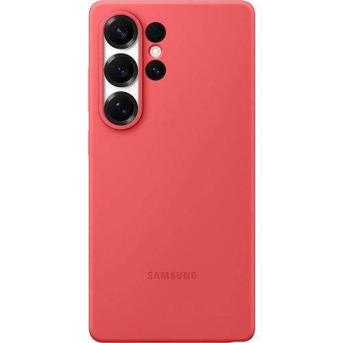 Samsung Silikónový Kryt pre Galaxy S25 Ultra Red