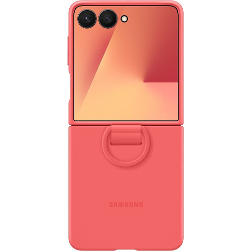Samsung Silikónový Kryt s Krúžkom pre Galaxy Z Flip7 Red