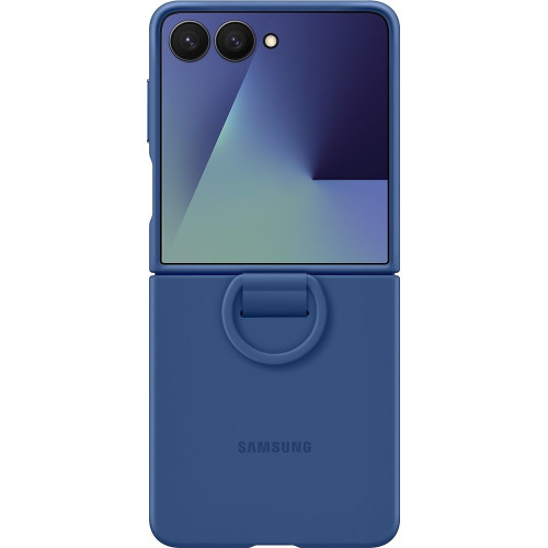 Samsung Silikónový Kryt s Krúžkom pre Galaxy Z Flip7 Blue
