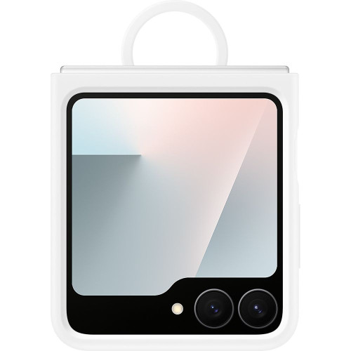 Samsung Silikónový Kryt pre Galaxy Z Flip6 / Galaxy Z Flip7 FE White