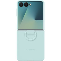 Samsung Silikónový Kryt s Krúžkom pre Galaxy Z Flip7 Light Cyan