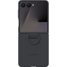 Samsung Silikónový Kryt s Krúžkom pre Galaxy Z Flip7 Black