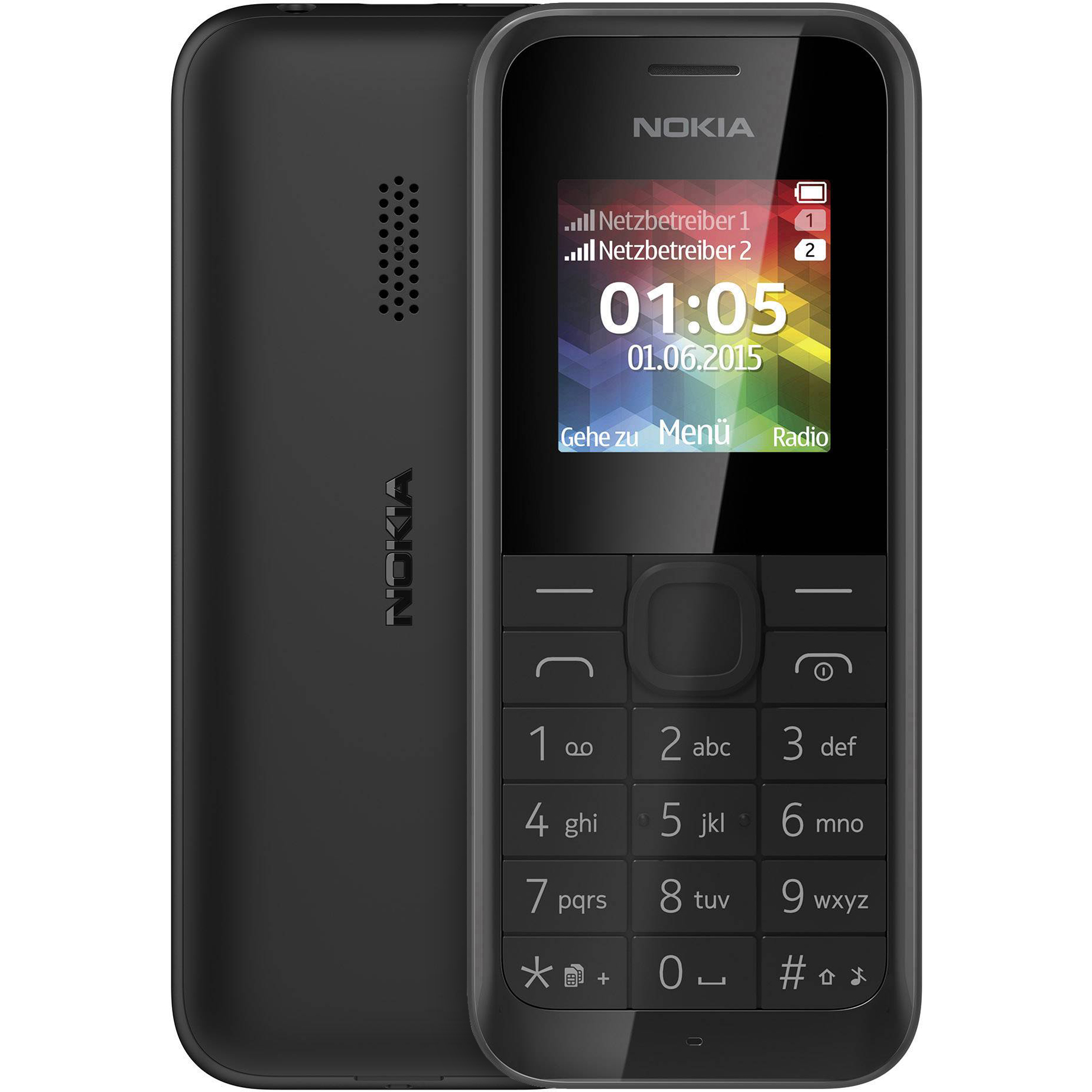 Nokia 105 (2015) Dual SIM Black