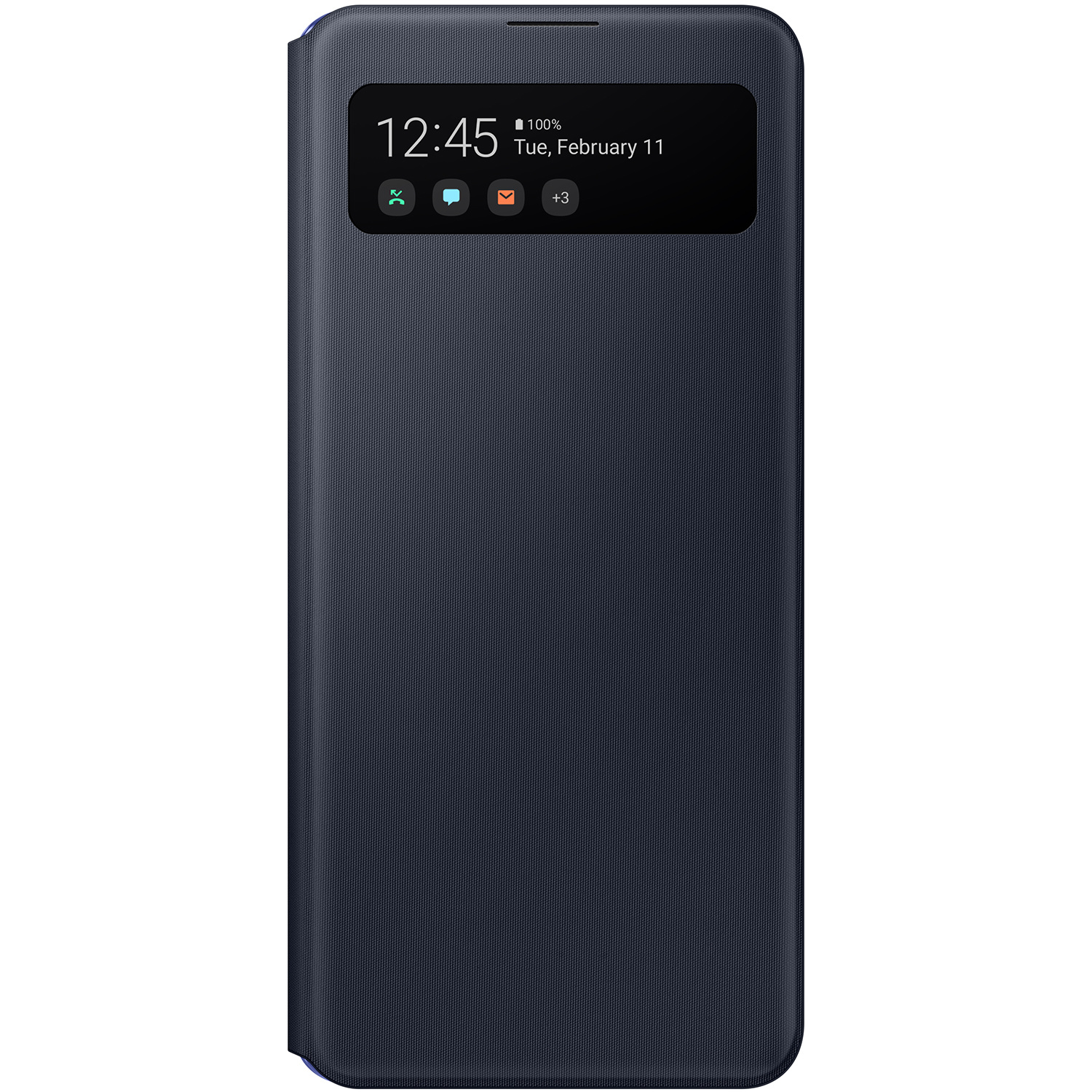 Samsung S-View Puzdro pre Galaxy A41 Black EF-EA415PBEGEU